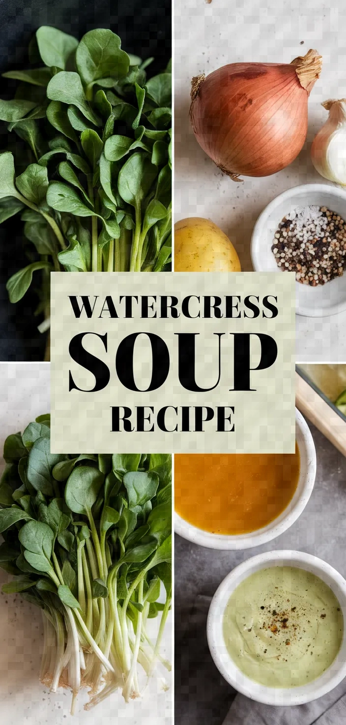 Watercress Soup Recipe