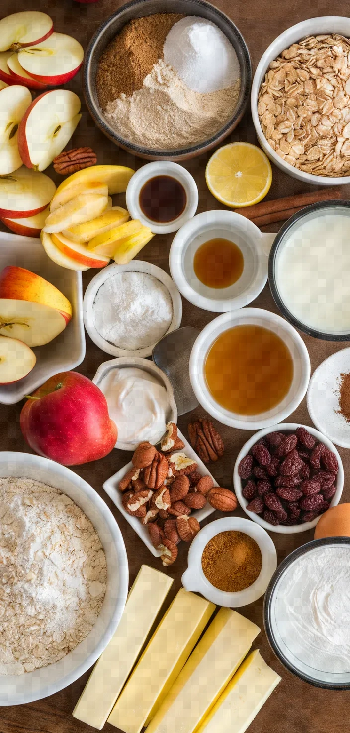 Ingredients photo for 9 Delightful Apple Season Recipes