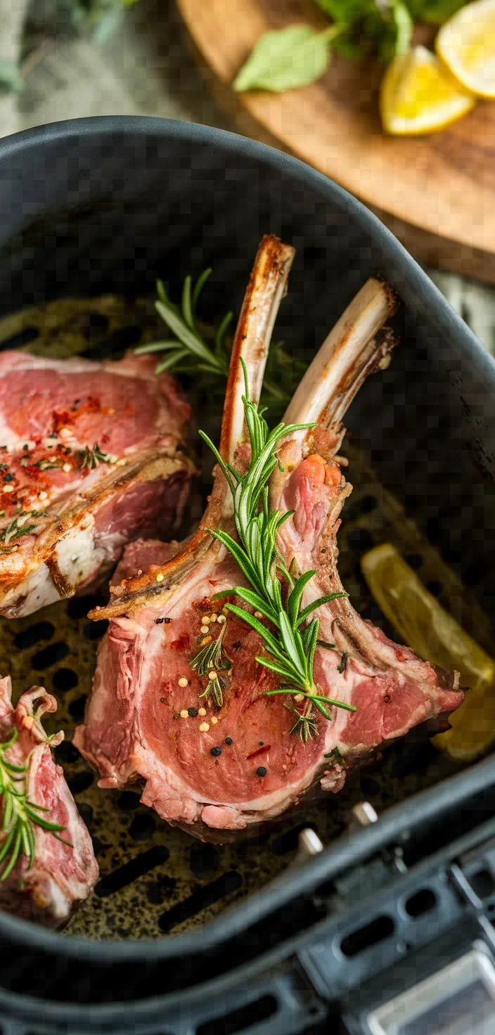 Ingredients photo for Air Fryer Lamb Chops Recipe