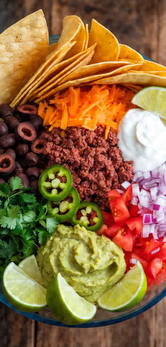 Ingredients photo for Air Fryer Nachos Recipe