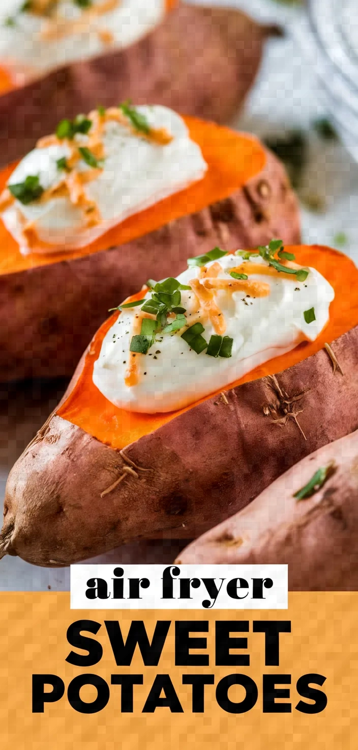 Air Fryer Roasted Sweet Potatoes Recipe