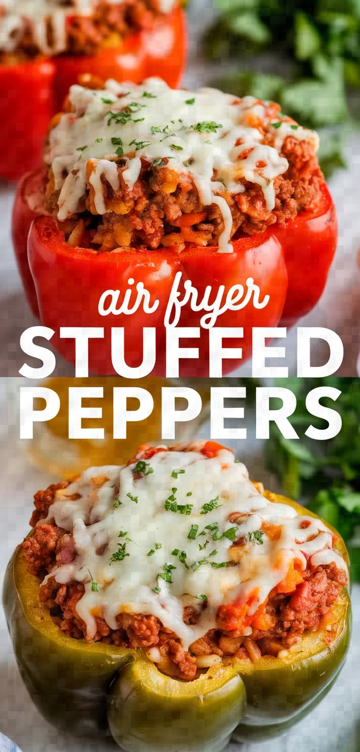 Air Fryer Stuffed Peppers Recipe