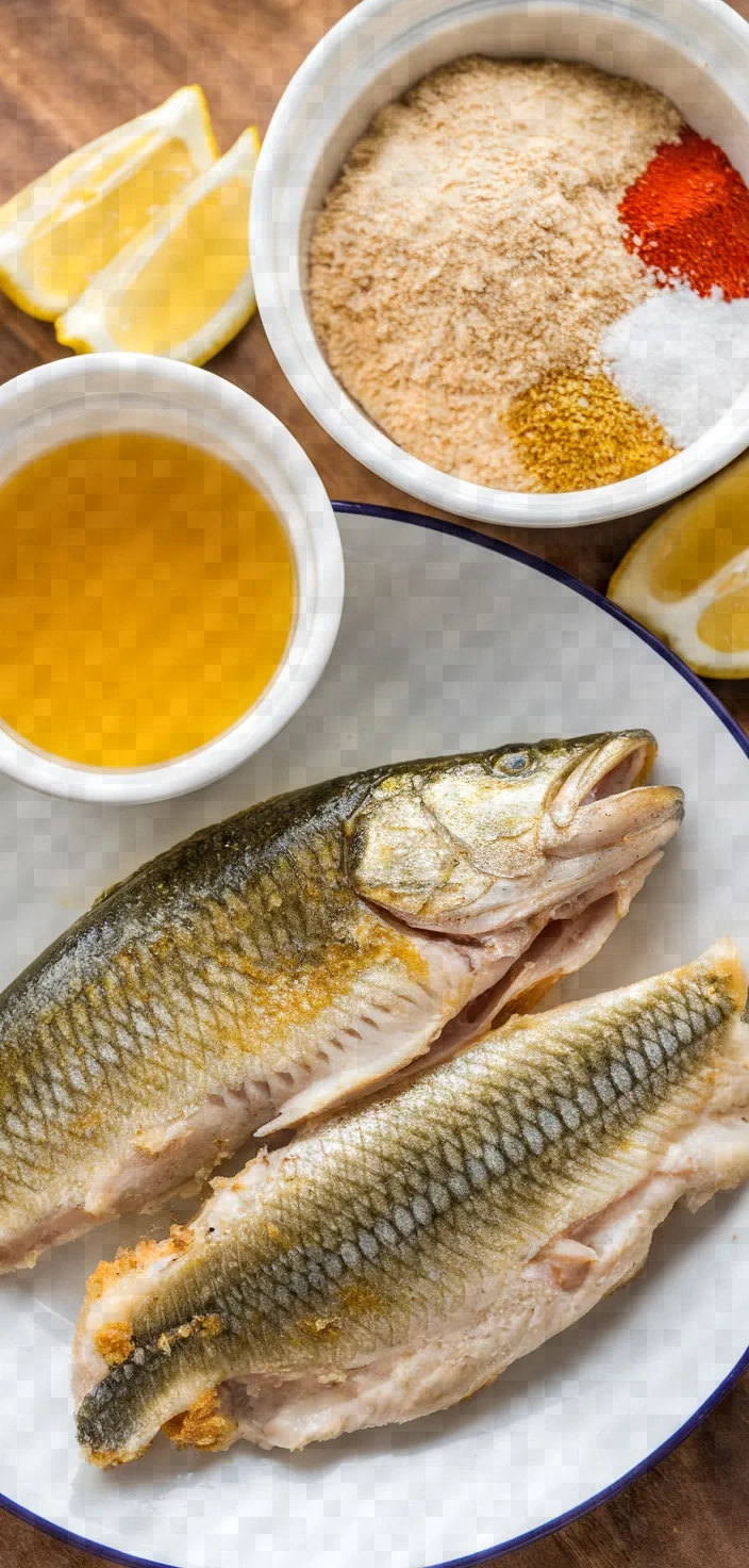 Ingredients photo for Air Fryer Walleye Recipe