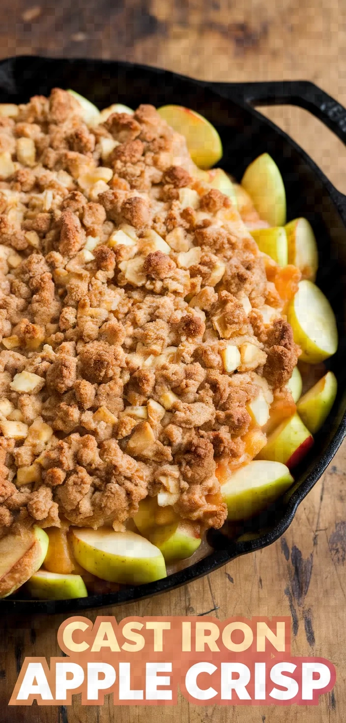 Cast Iron Apple Crisp Recipe