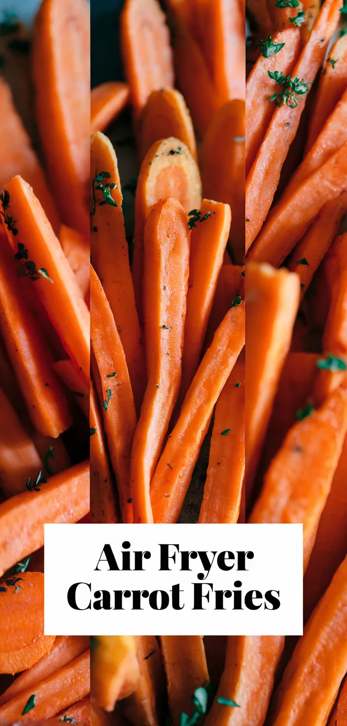 A photo of Air Fryer Carrot Fries Recipe