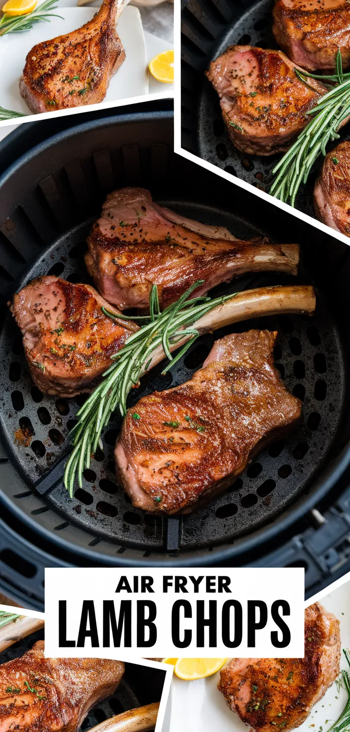 A photo of Air Fryer Lamb Chops Recipe