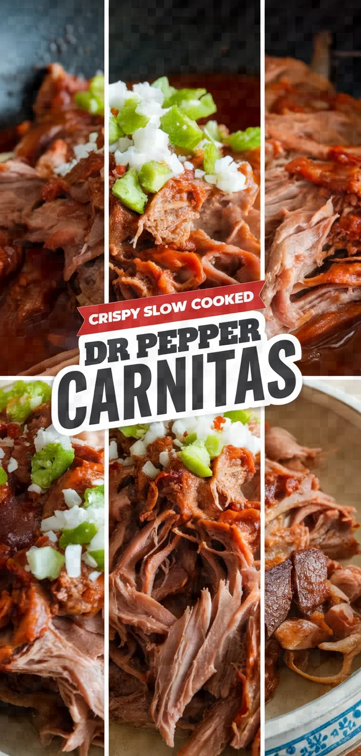 A photo of Crispy Slow Cooked Dr Pepper Carnitas Recipe