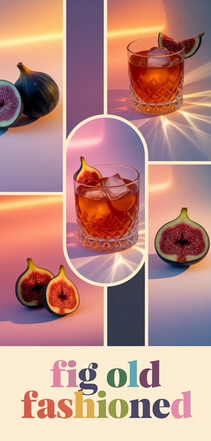 A photo of Fig Old Fashioned Recipe