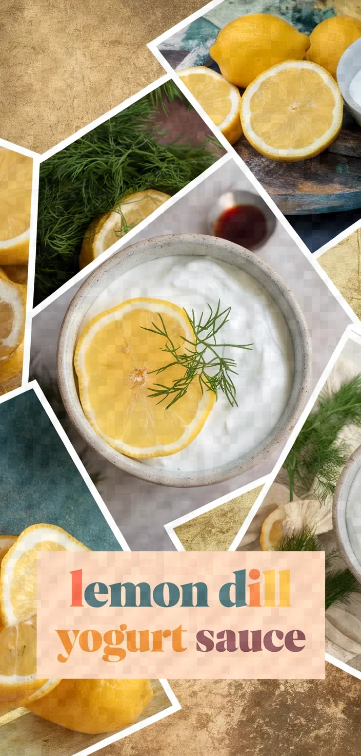 A photo of Lemon Dill Yogurt Sauce Recipe