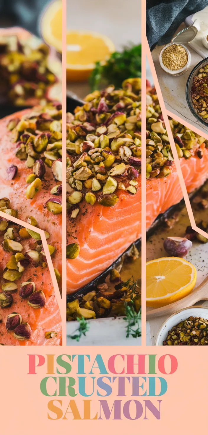 A photo of Pistachio Crusted Salmon Recipe