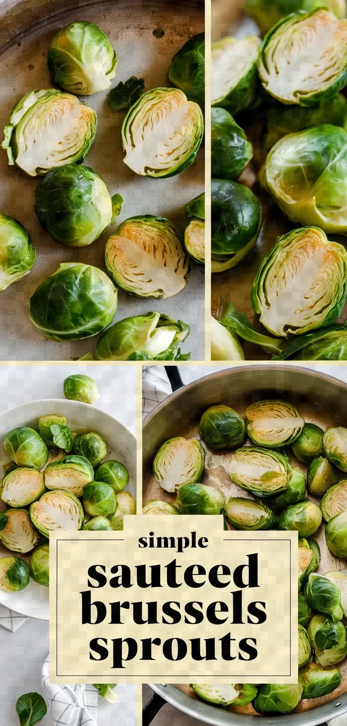 A photo of Simple Sauteed Brussels Sprouts Recipe