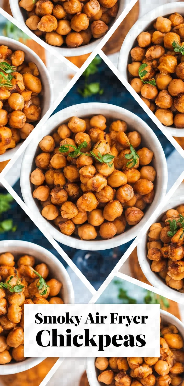 A photo of Smoky Air Fryer Chickpeas Recipe