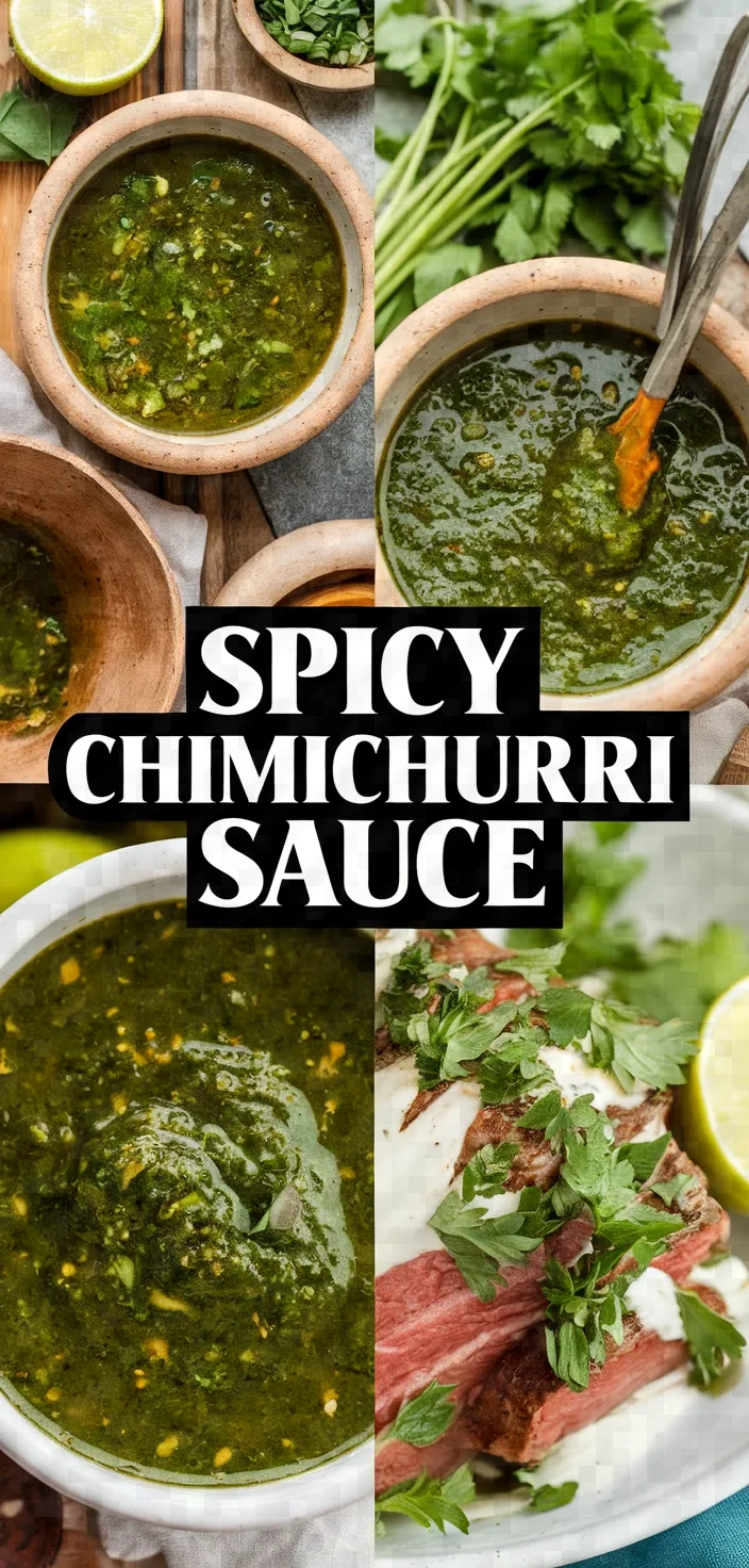 A photo of Spicy Chimichurri Sauce Recipe