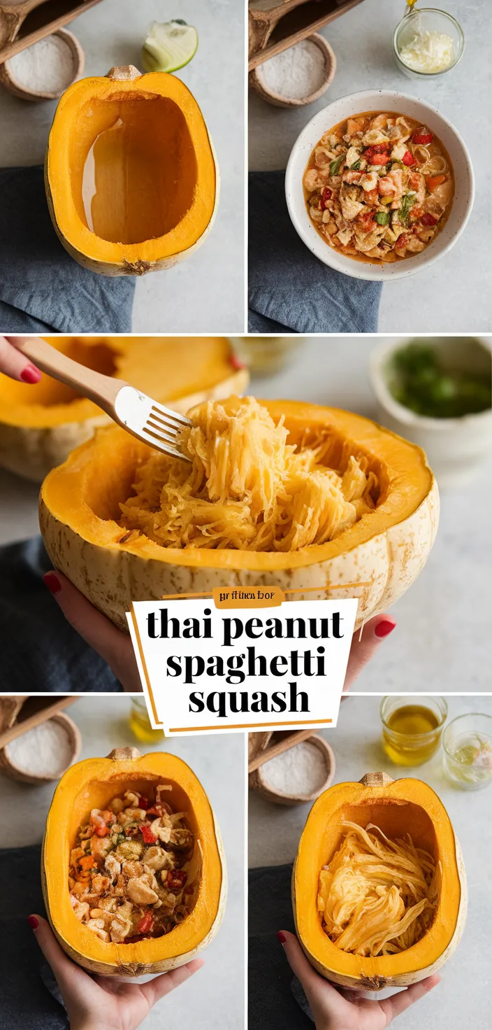 A photo of Thai Peanut Spaghetti Squash Recipe