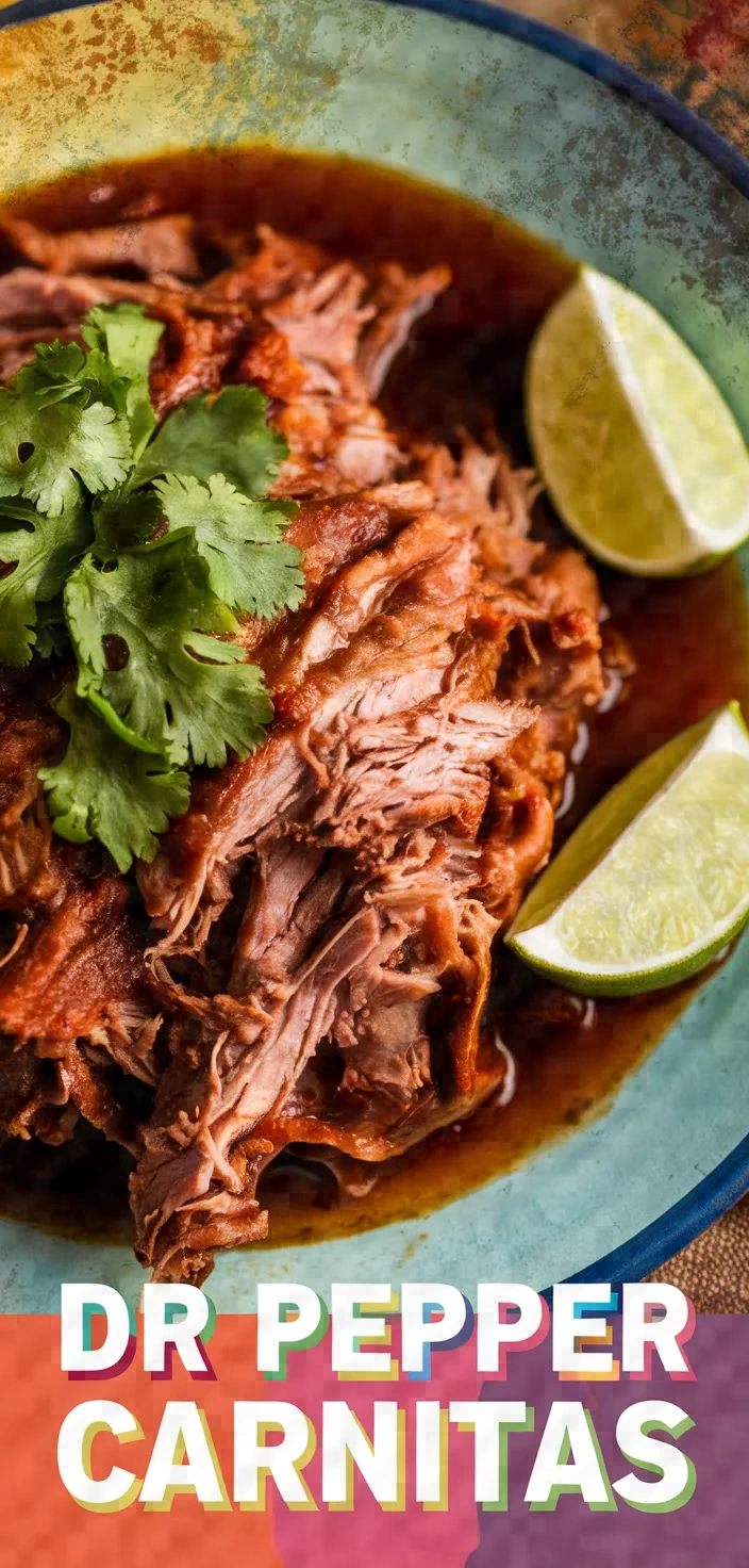 Crispy Slow Cooked Dr Pepper Carnitas Recipe