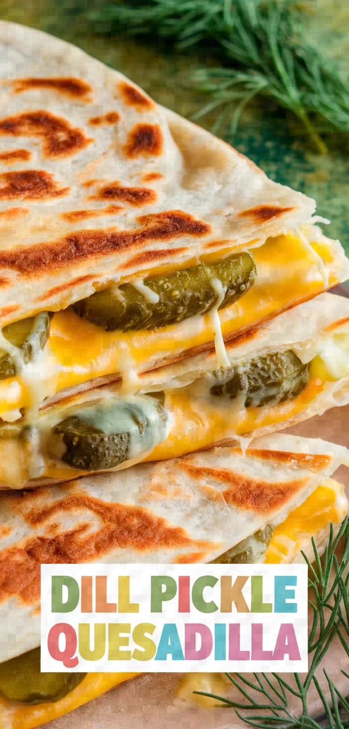 Dill Pickle Quesadilla Recipe