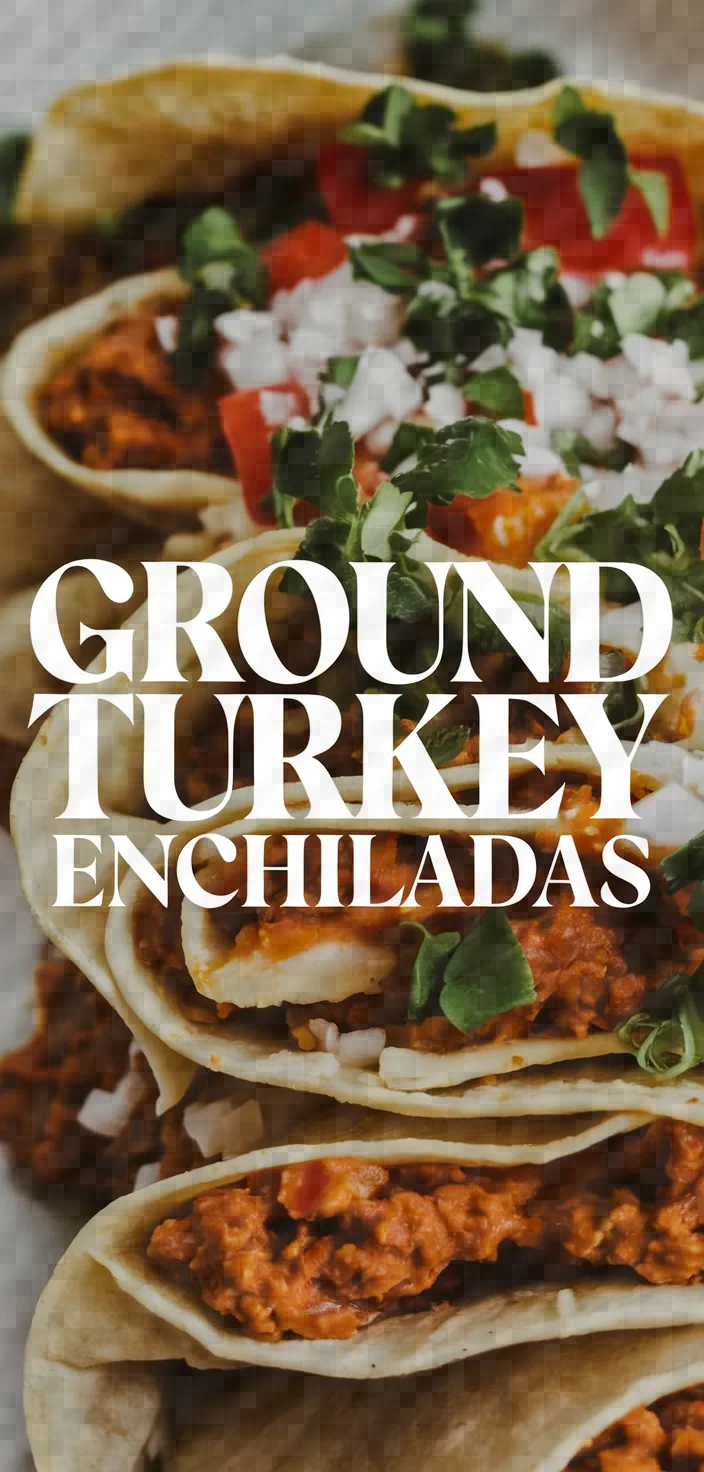 Ground Turkey Enchiladas Recipe