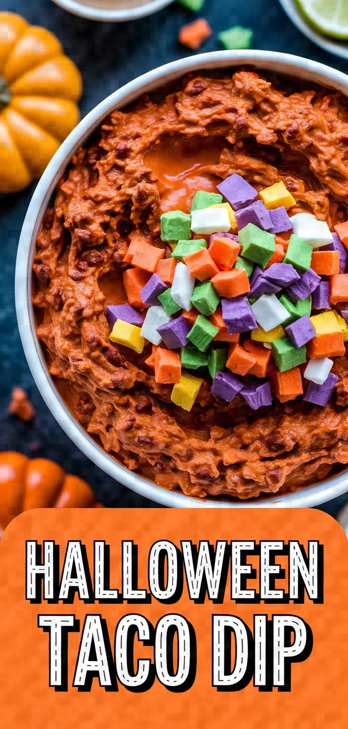 Halloween Taco Dip Recipe