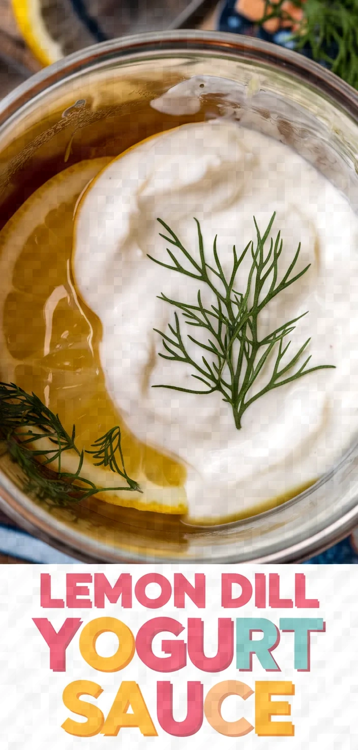 Lemon Dill Yogurt Sauce Recipe