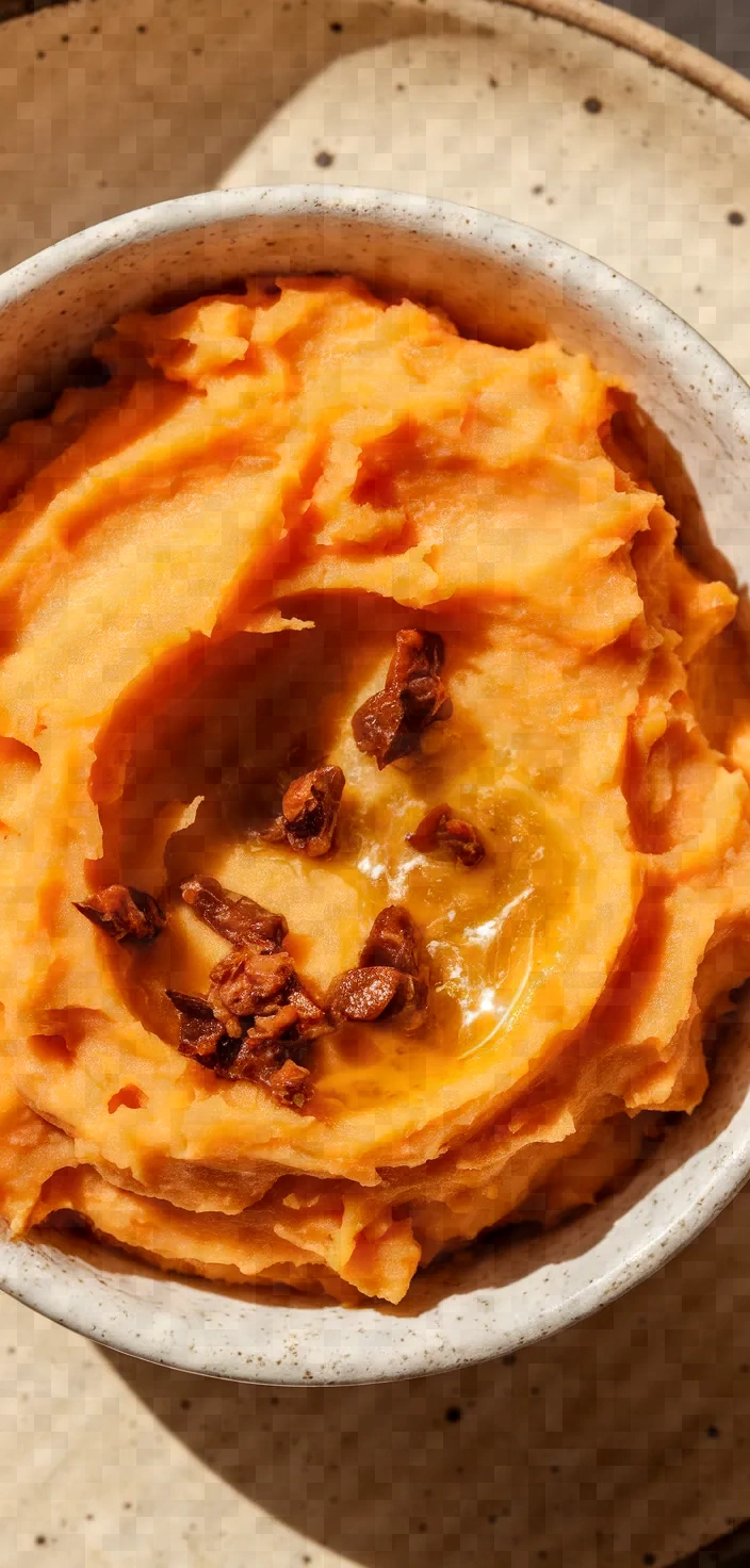 Ingredients photo for Mashed White Sweet Potatoes With Chipotle Honey Butter Recipe