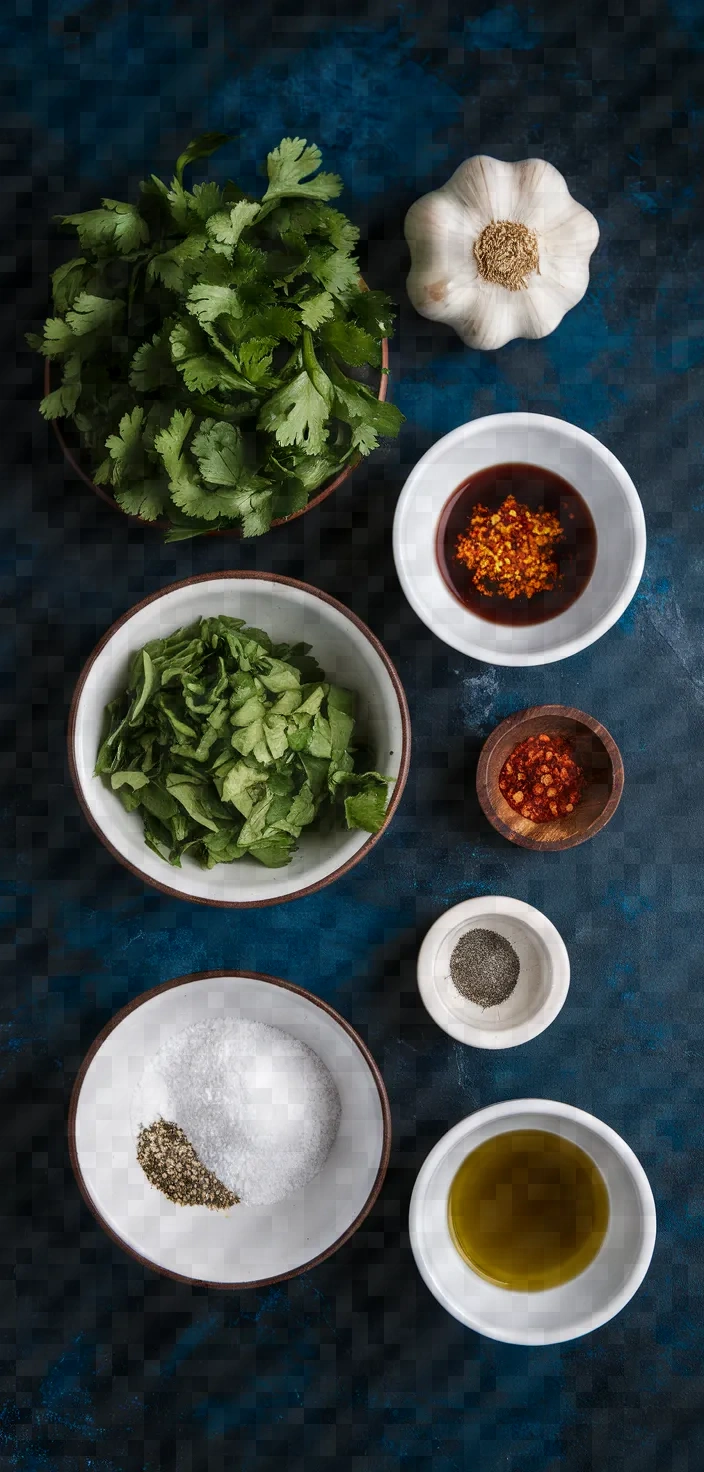 Ingredients photo for Roasted Garlic Chimichurri Recipe