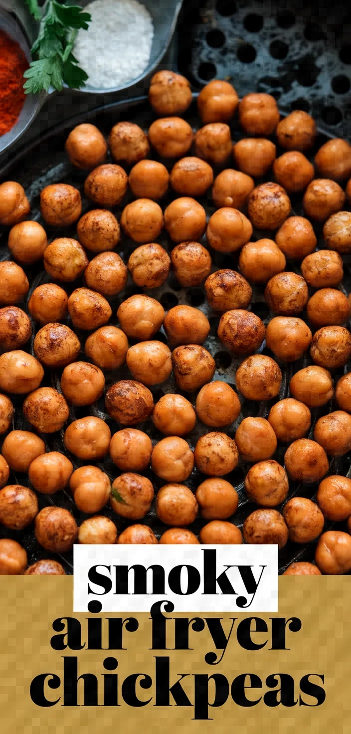 Smoky Air Fryer Chickpeas Recipe