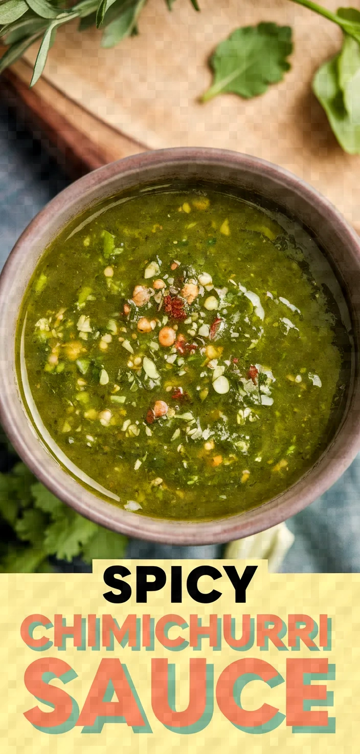 Spicy Chimichurri Sauce Recipe