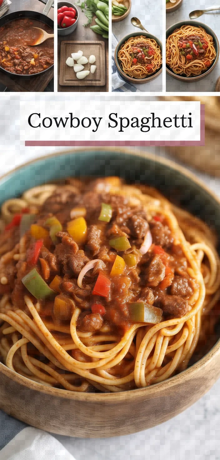 A photo of Cowboy Spaghetti Recipe