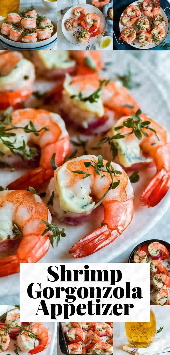A photo of Pancetta Wrapped Shrimp With Gorgonzola Shrimp Appetizer Recipe