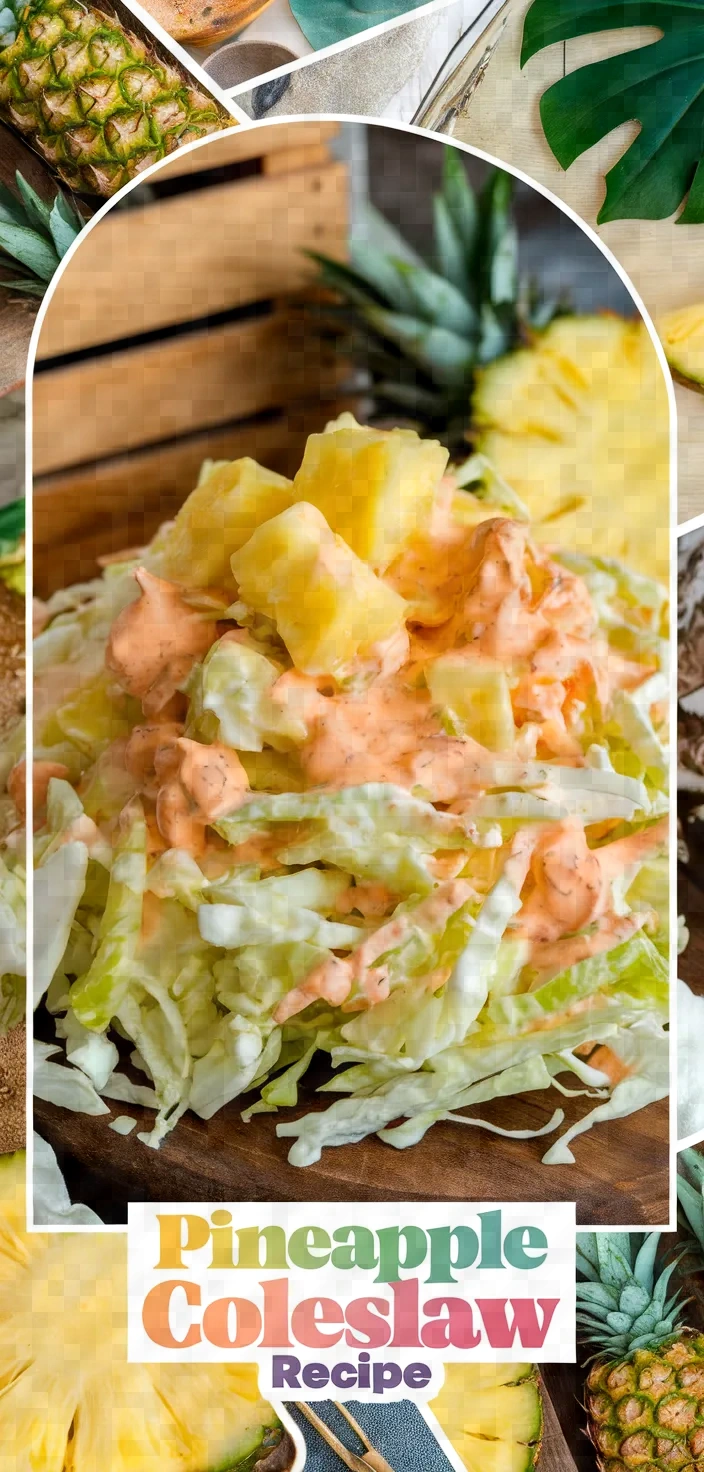 A photo of Pineapple Coleslaw Recipe