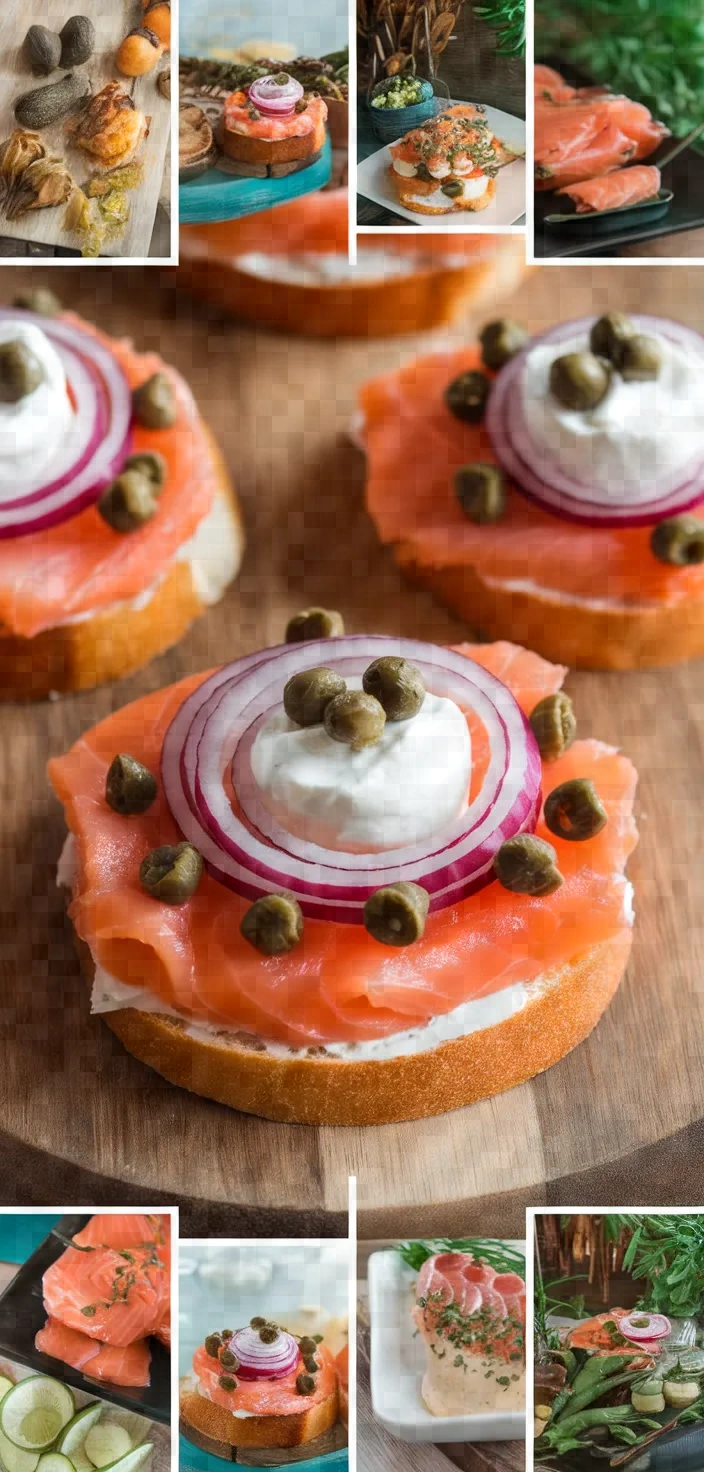 A photo of Smoked Salmon Appetizer For Salmon Saturday And Wine Night Recipe