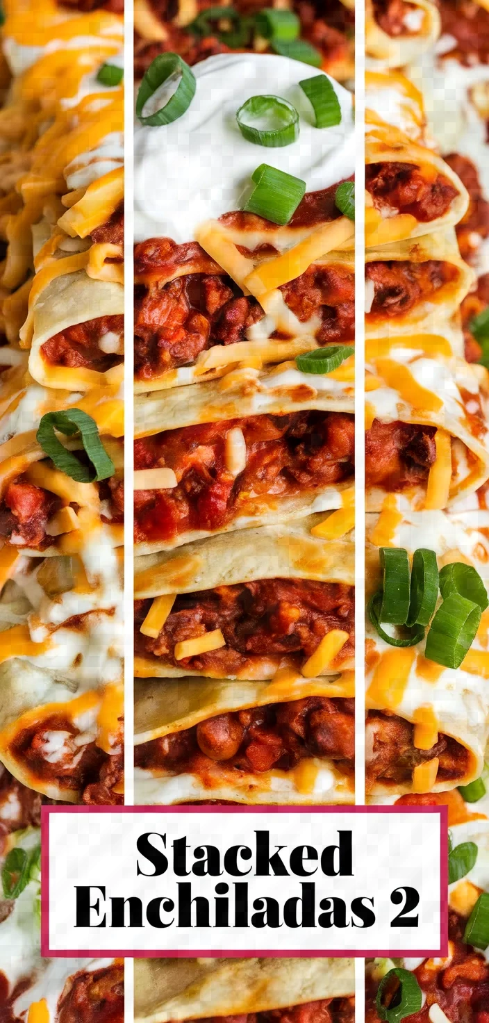A photo of Stacked Enchiladas 2 Recipe