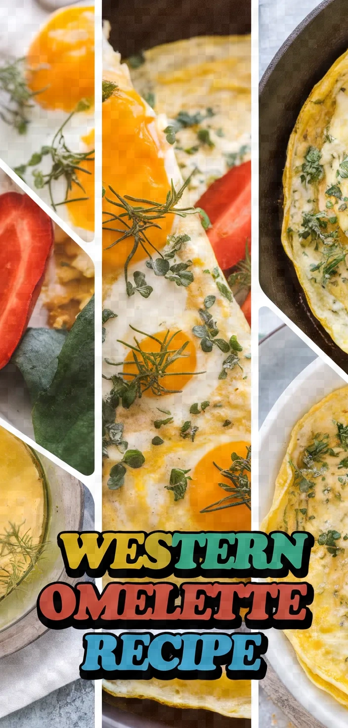 A photo of Traditional 2 Egg Western Omelette Recipe