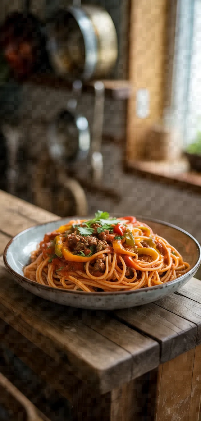 Cowboy Spaghetti Recipe