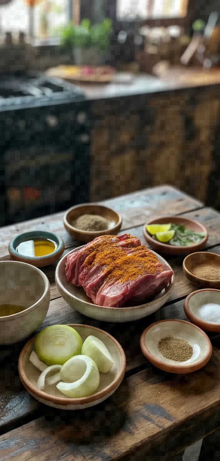 Ingredients photo for Easy Dutch Oven Tri Tip Tacos Recipe