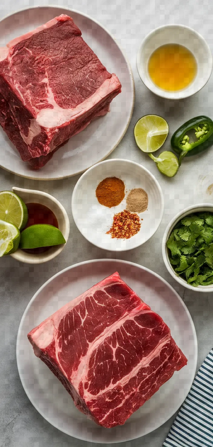Ingredients photo for Mexican Short Rib Recipe 2