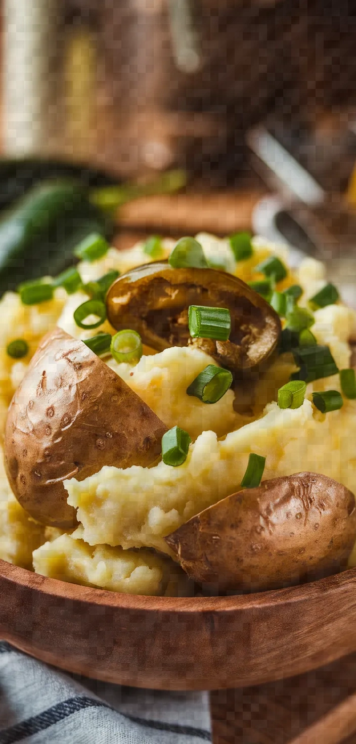 Poblano And Chive Mashed Potatoes Recipe