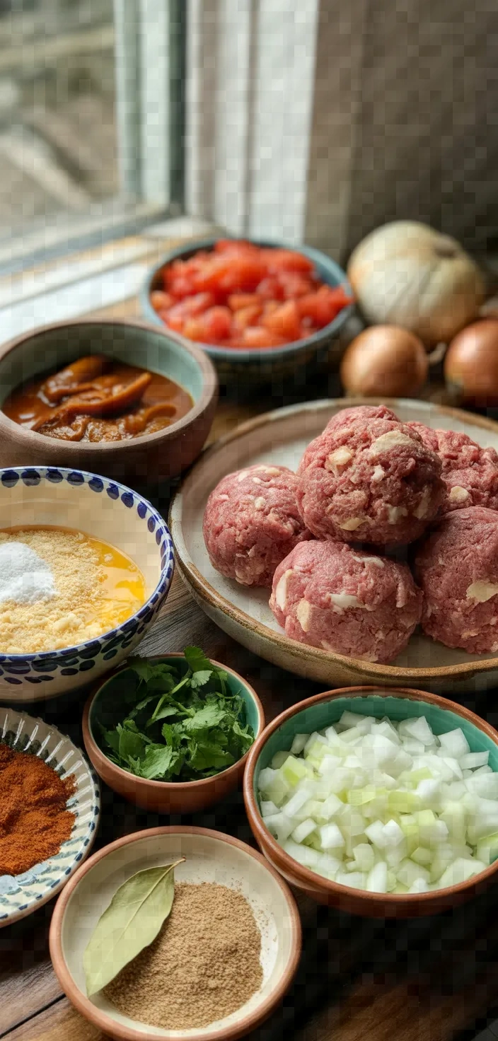 Ingredients photo for Albondigas En Chipotle Recipe