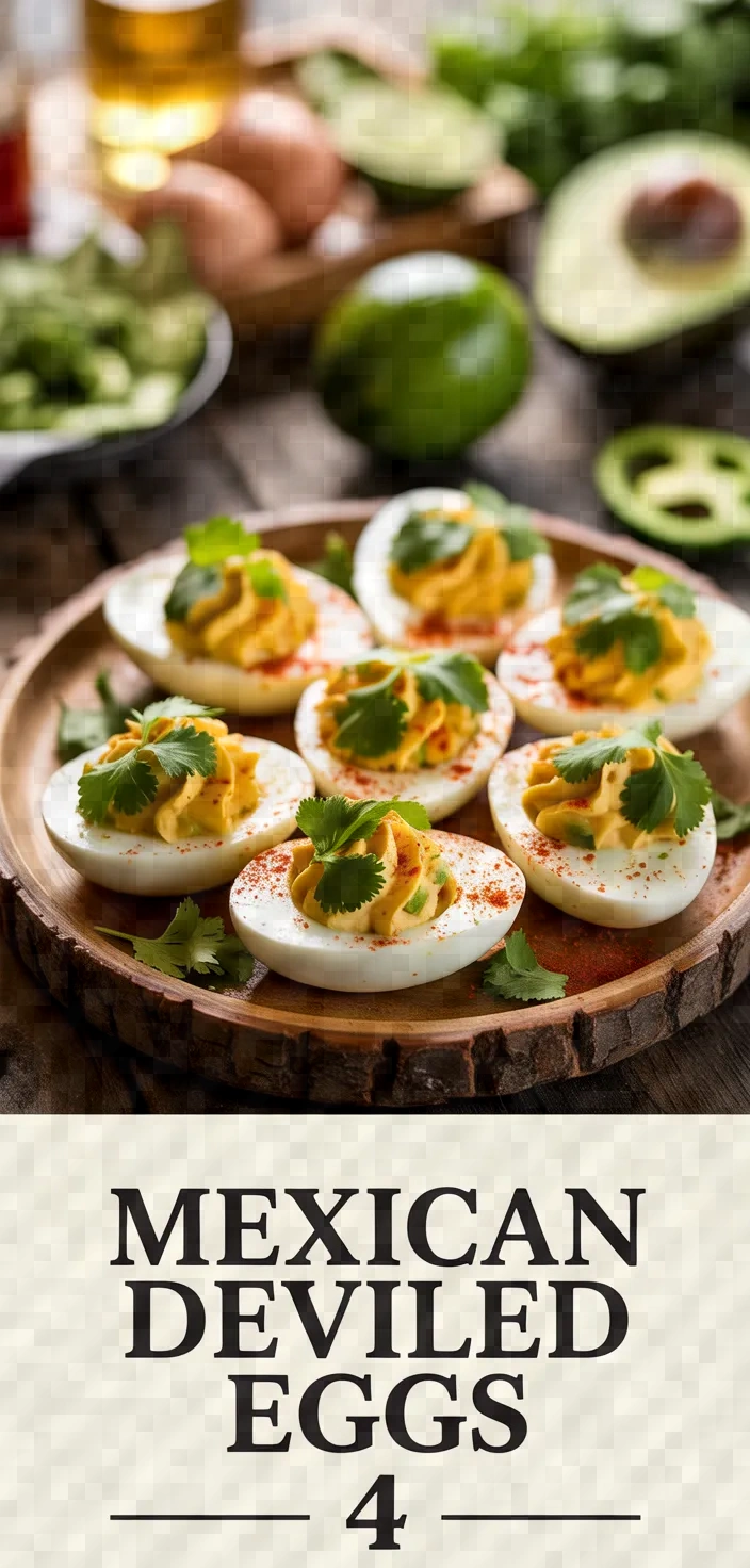 A photo of Mexican Deviled Eggs 4 Recipe