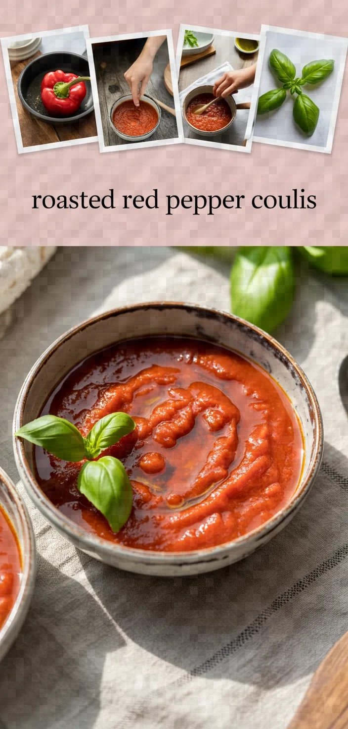Roasted Red Pepper Coulis Recipe