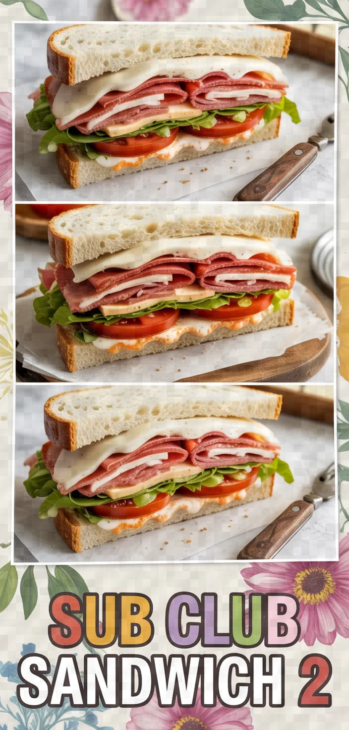 A photo of Sub Club Sandwich 2 Recipe