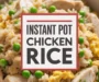 Instant Pot Chicken Fried Rice Easy Recipe