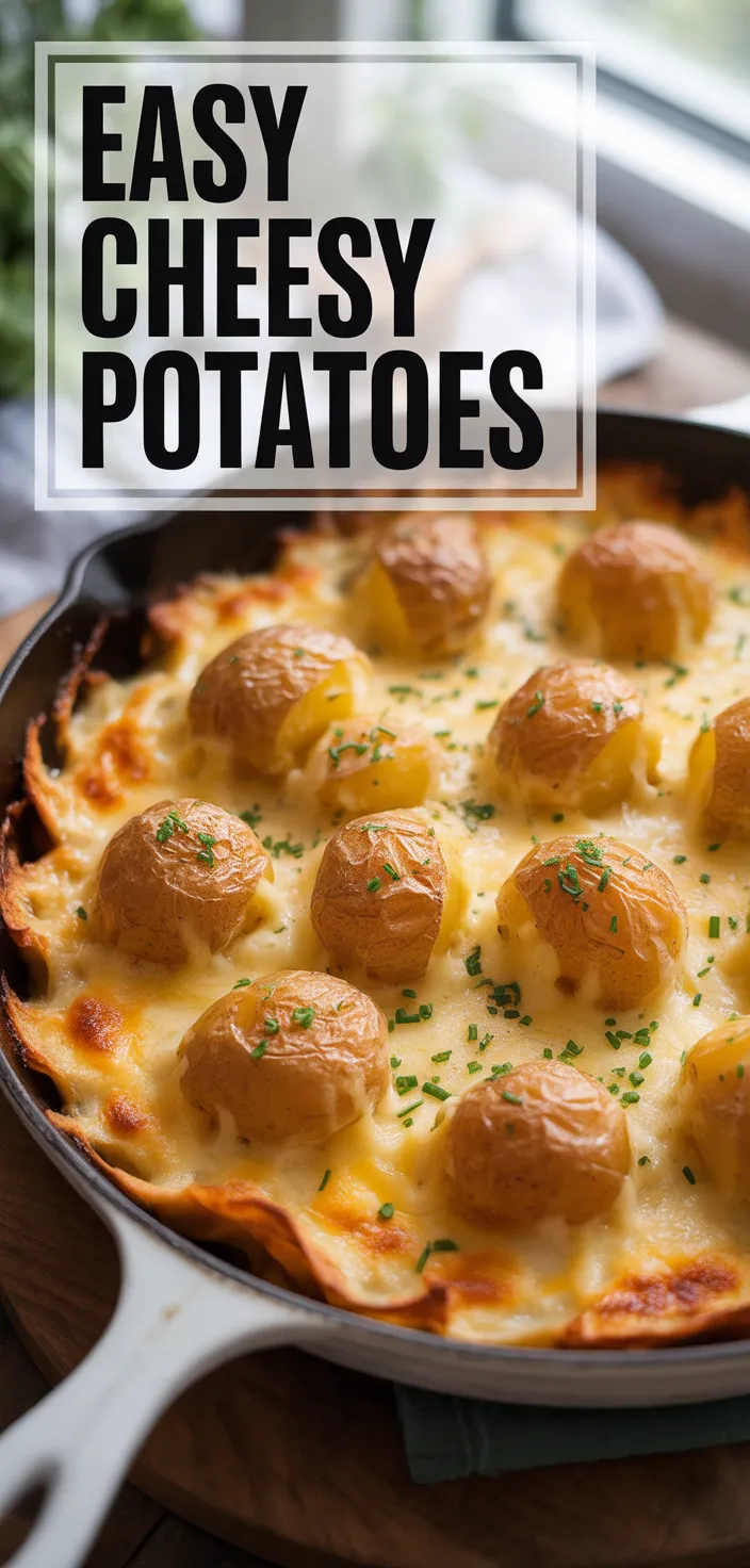 Cheesy Rendezvous Easy Cheesy Potatoes Recipe - blissfulbitesrecipes.com