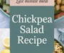 Chickpea Salad Recipe